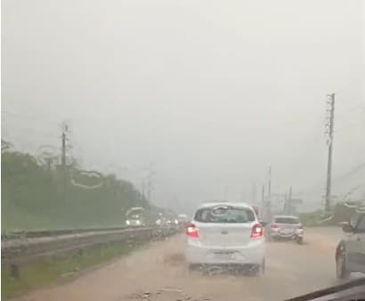 Paraíba deve enfrentar chuva forte e ventos de até 60km/h até a noite de sábado