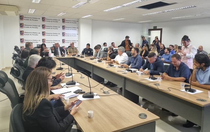 MPPB e órgãos definem ações de segurança no São João de Campina Grande com câmeras, controle de acesso e outras ações