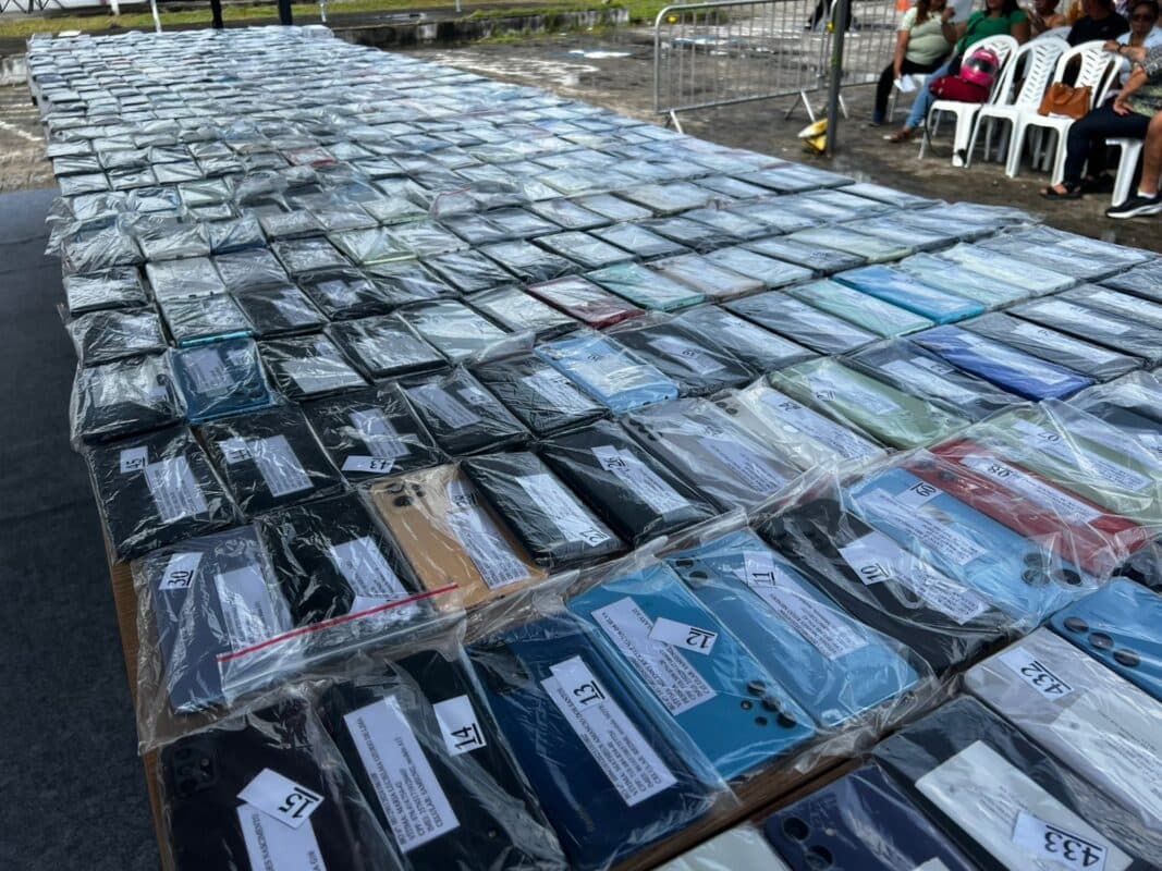 Operação Recupera devolve mais de 500 celulares a vítimas de furto e roubo na Paraíba