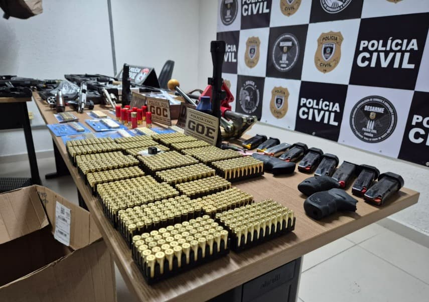 Operação Senhor das Armas revela esquema com divisão de funções e abastecimento de facções criminosas na Paraíba