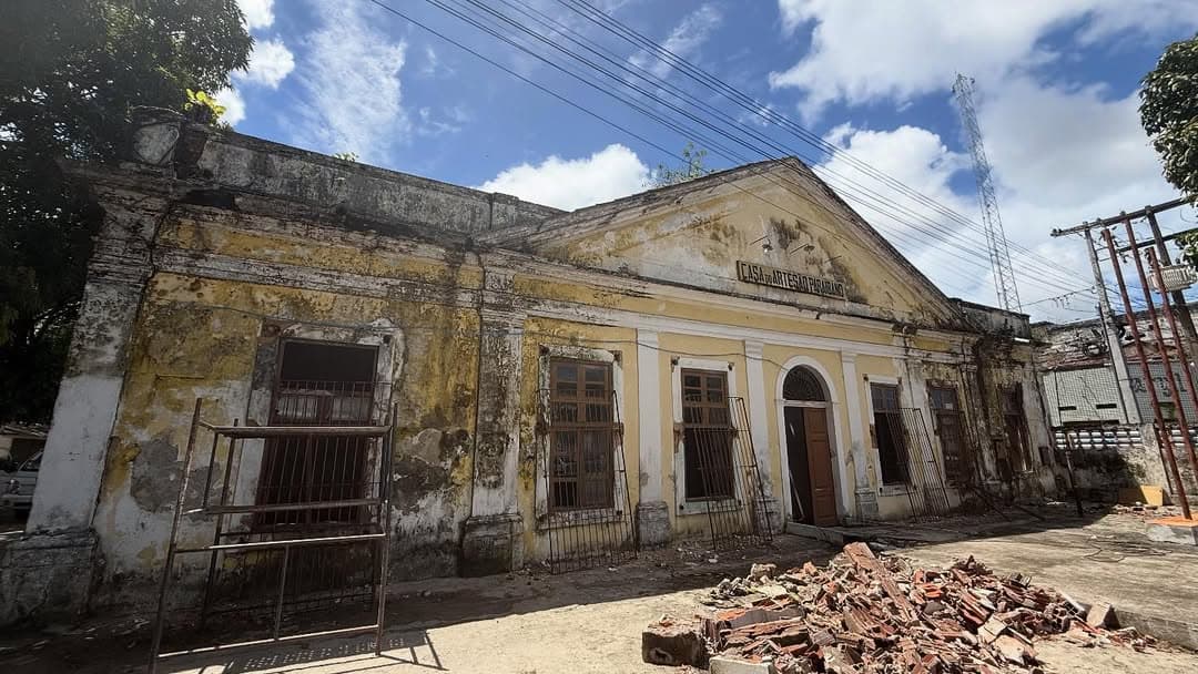 Reforma em casarão onde funcionará Museu do Corpo de Bombeiros é iniciada