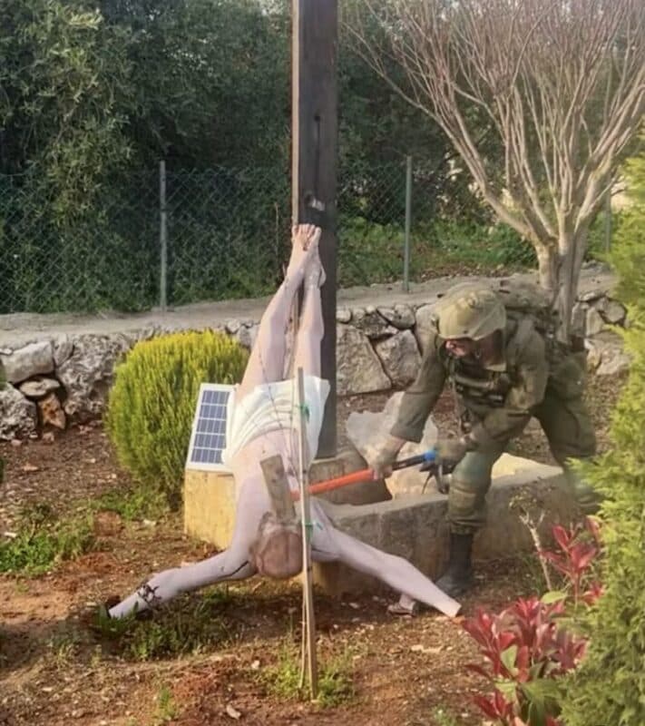 Soldado israelense será preso e julgado após depredar estatua de Jesus Cristo no Líbano