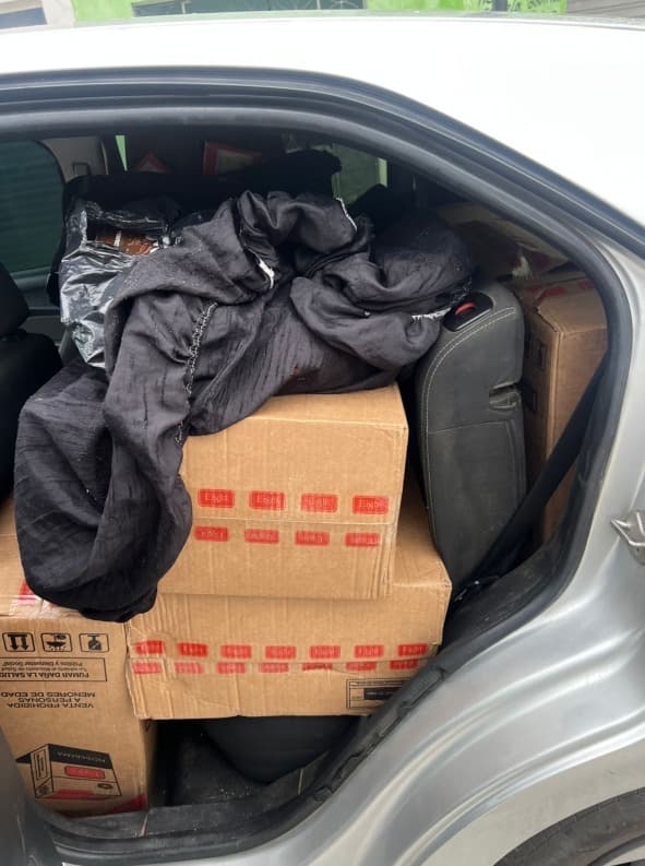 PRF na Paraíba apreende 5 mil maços de cigarros contrabandeados na BR-104