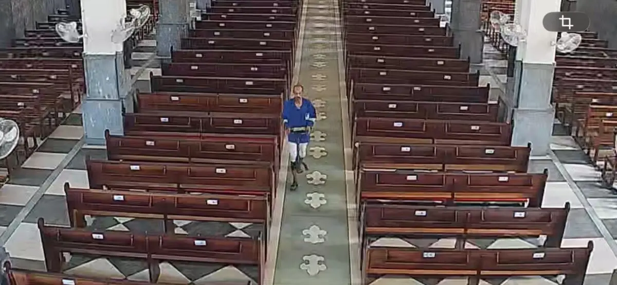 Homem é preso por furto da bancada de ofertório da Catedral de Cajazeiras