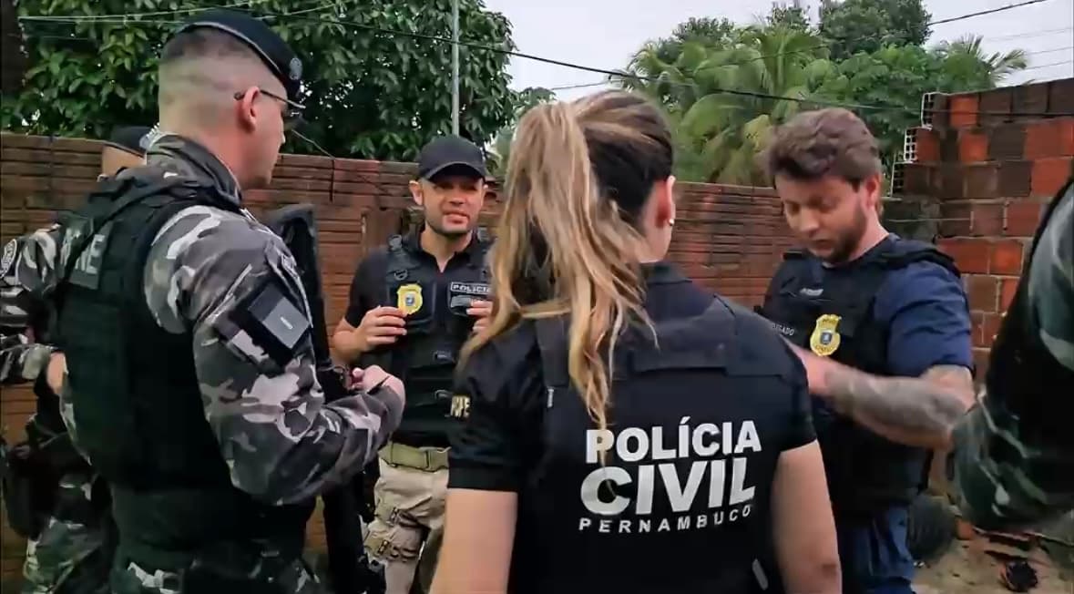 Operação prende integrantes de facção suspeitos de homicídios em Pernambuco escondidos na Paraíba