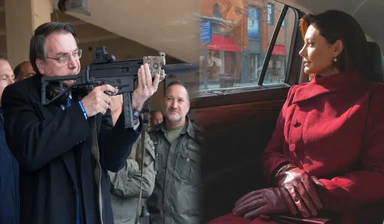 Michelle tenta registrar marca Bolsonaro para armas, munições e combustíveis no INPI