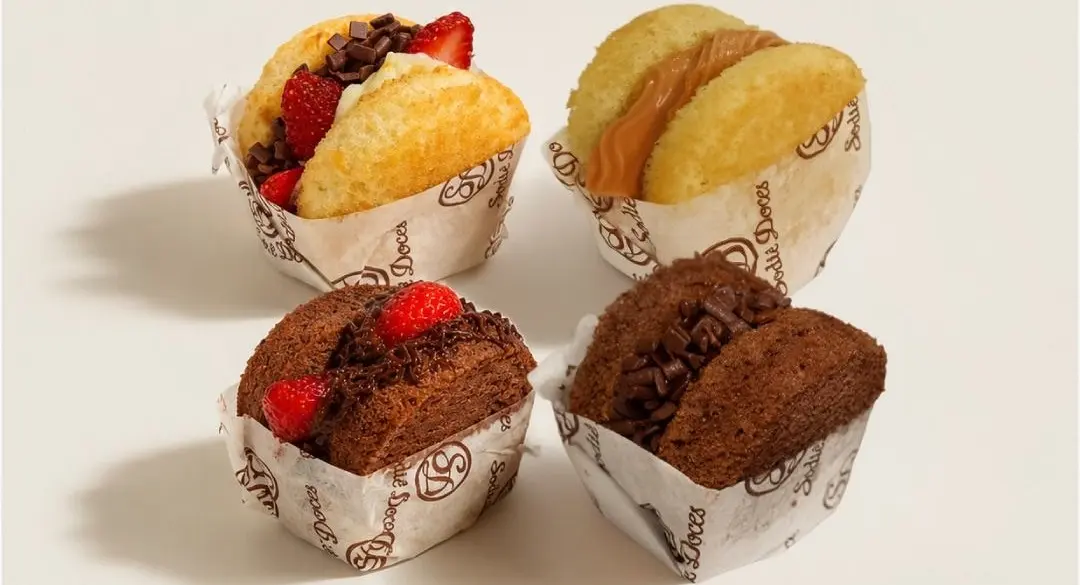 Nova febre das redes sociais, Cake Burguer chega às docerias com variedade de sabores