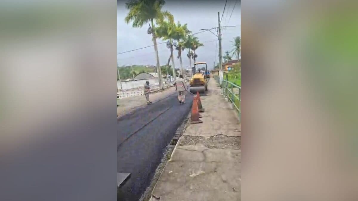 Entrada de Bananeiras passa por pavimentação em asfalto para melhoria do acesso ao São João