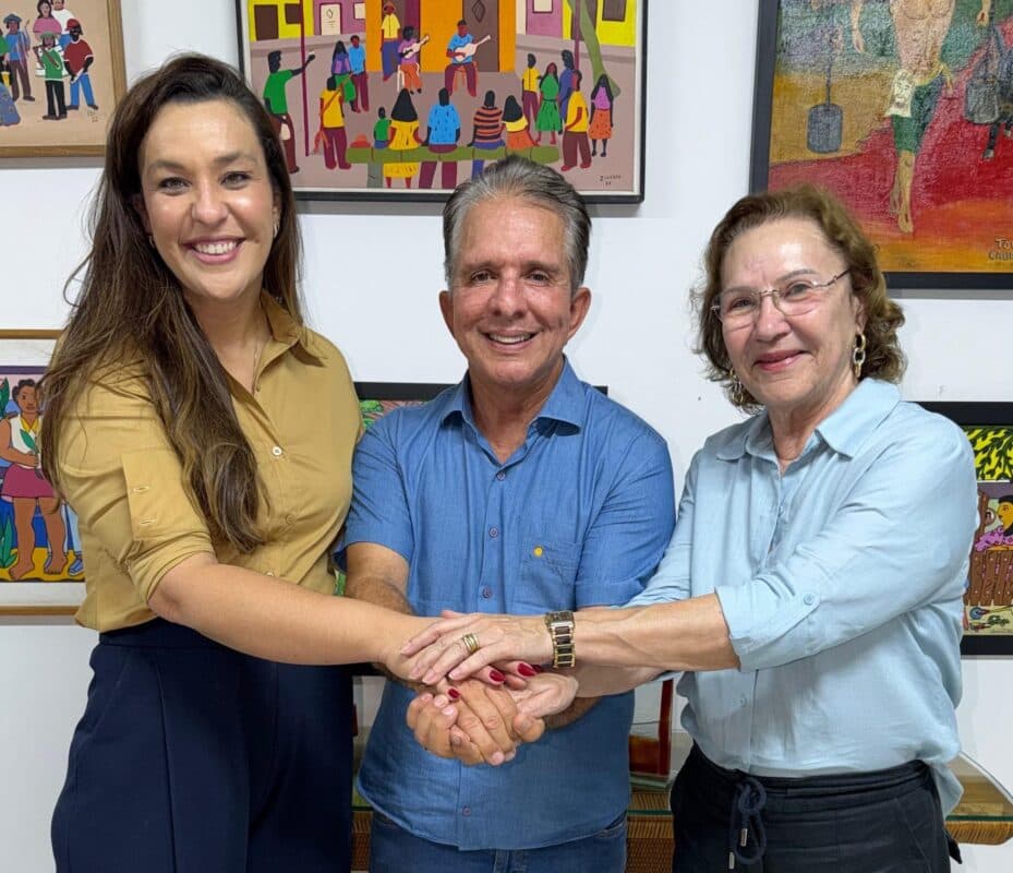 Léa e Camila Toscano anunciam apoio a pré-candidatura de Nabor ao Senado