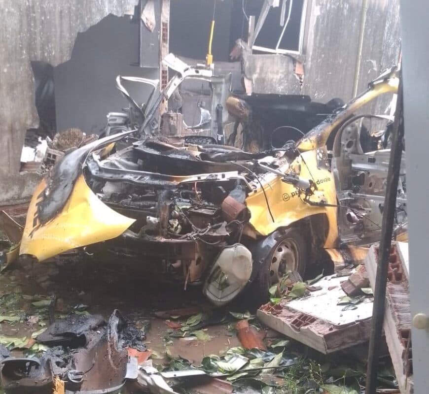 Homem morre após explosão de carro a gás que destruiu casa em Sapé