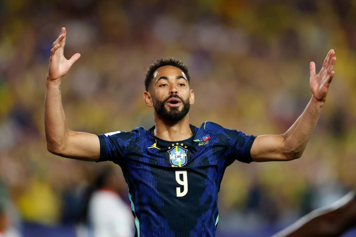 Brasil x Haiti: Seleção Brasileira encerra 1º tempo com dois gols do paraibano Matheus Cunha e um de Vini Jr