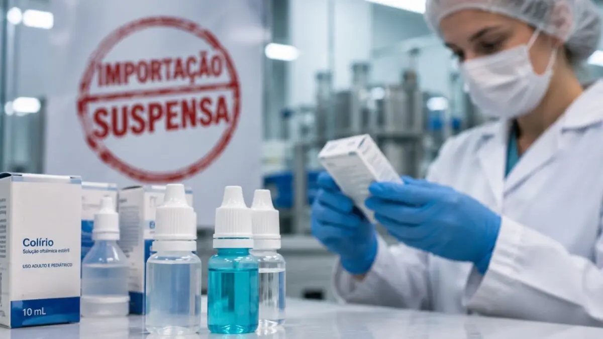 Anvisa suspende importação de colírios e géis para lentes de contato após alerta sanitário da França