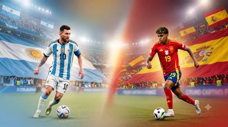 Espanha e Argentina decidem Copa do Mundo 2026 neste domingo