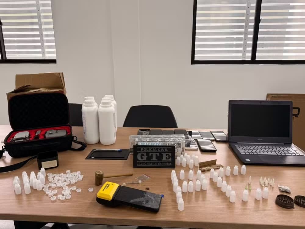 Ex-tripulante de cruzeiro é preso com drone e drogas na Paraíba