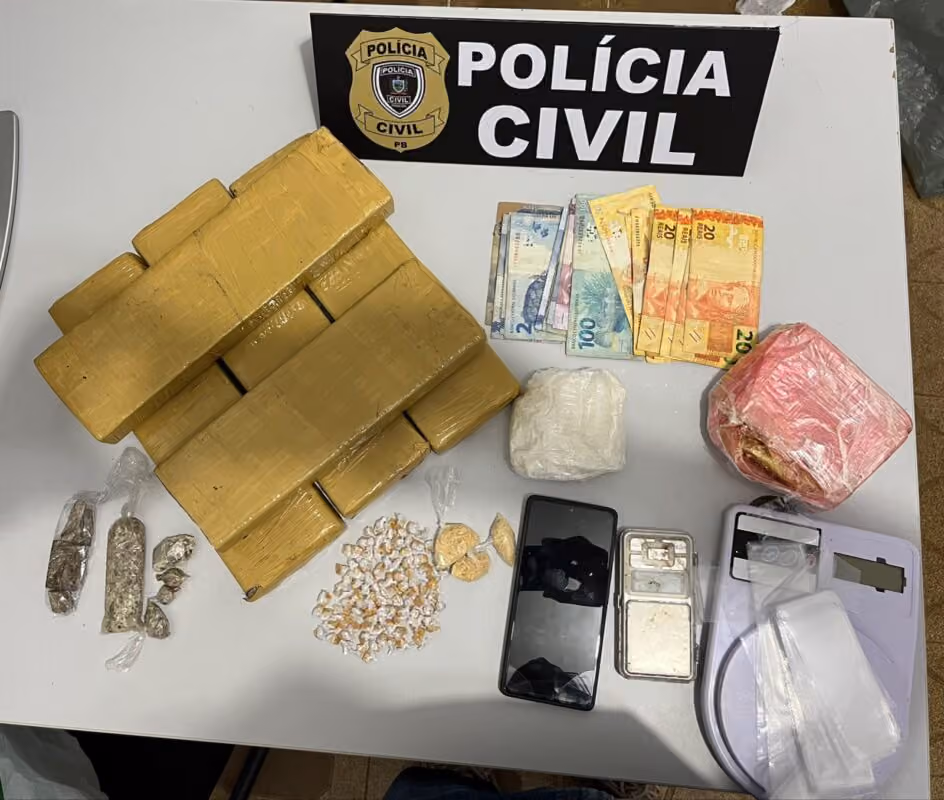 Polícia Civil prende investigado por tráfico de drogas e apreende entorpecentes em Bananeiras