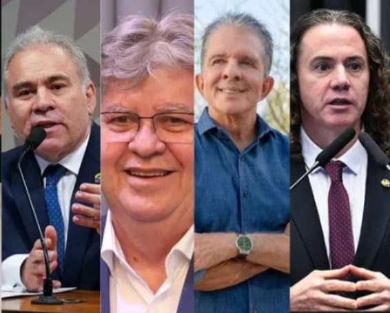 Marcelo Queiroga lidera arrecadação entre concorrentes ao Senado com R$ 3 milhões, seguido por Nabor e Veneziano, na Paraíba