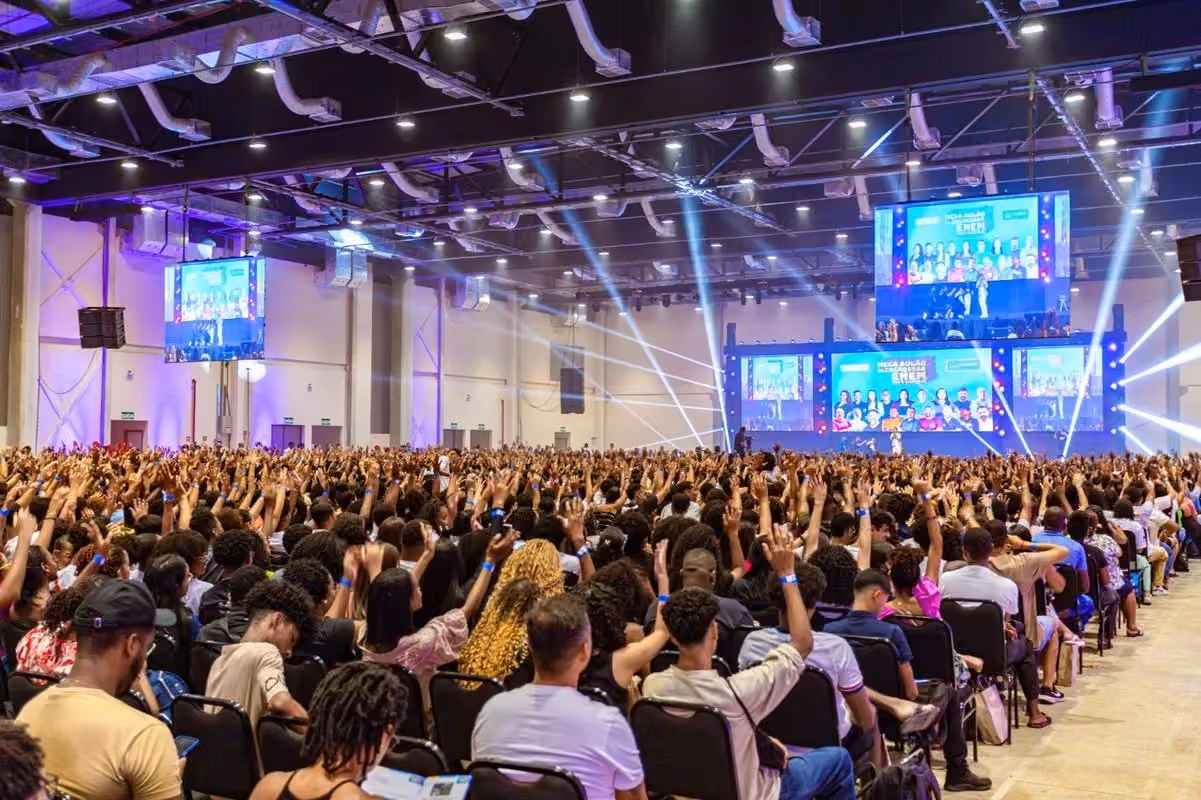Mega aulão Enem do Mec terá show de ciências, simulados e deve reunir mais de 2 mil estudantes no Almeidão nesta sexta-feira