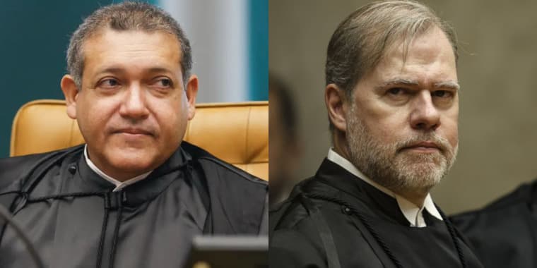 Nunes Marques declara impedimento e Toffoli suspeição em julgamento no STF sobre Moraes