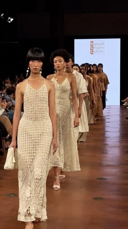 Algodão Paraíba desfila como ícone de luxo em peças finas na semana de moda em Milão