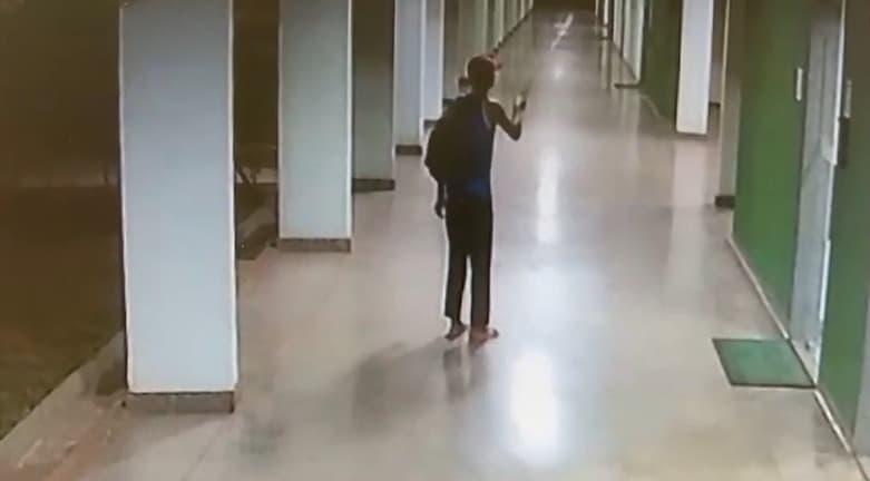 Pai evita ataque de homem com pedaço de madeira contra filho em condomínio de Brasília