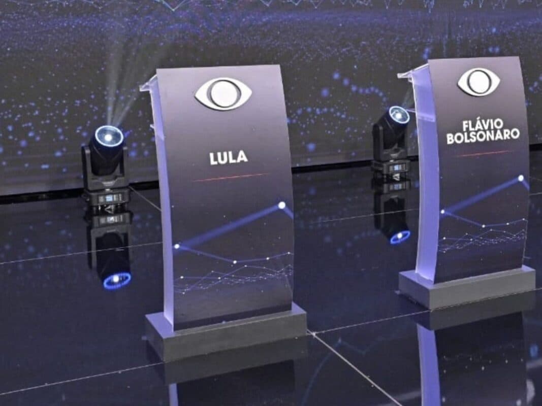 Band realiza debate presidencial entre candidatos Flávio e Lula neste domingo