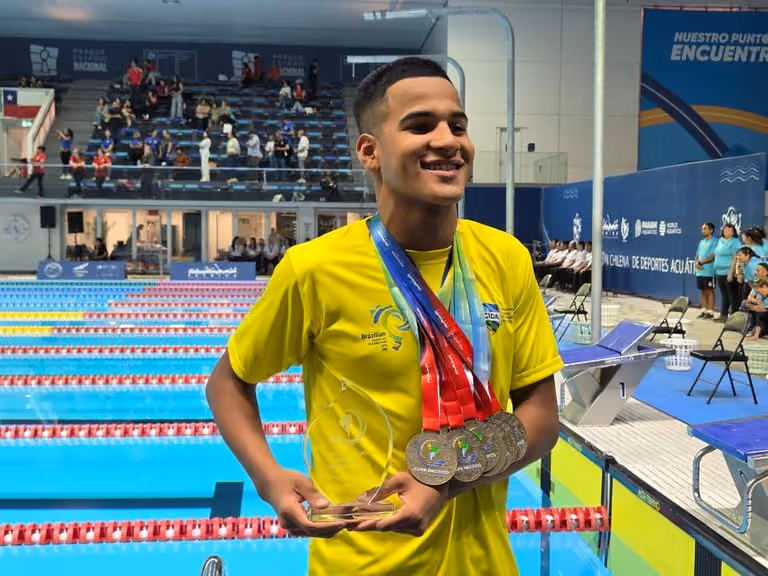 Atletas da Paraíba conquistam 24 medalhas na Copa Pacífico de Natação, no Chile