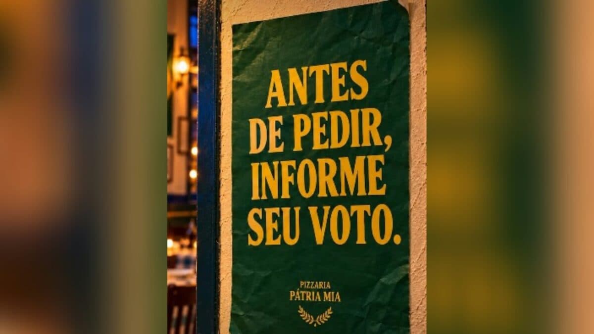 Novo episódio de 'Charges GClickTV' é inspirado em caso de pizzaria em João Pessoa: "meu voto é secreto, minha fome, não"