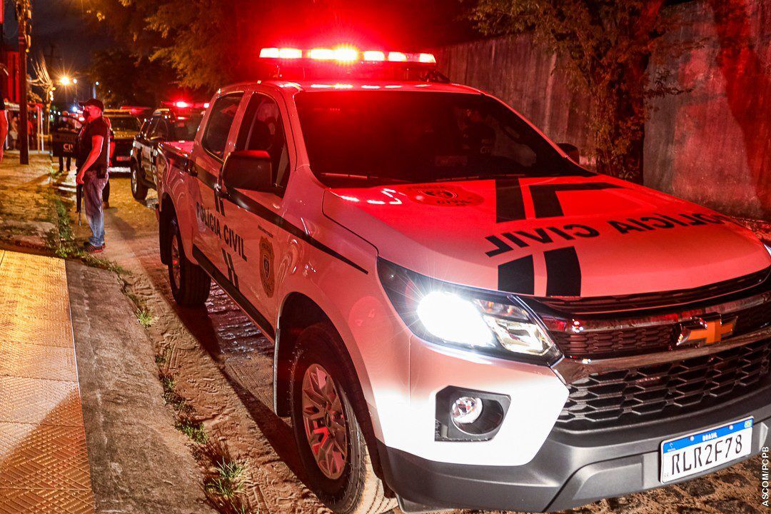 Candidato a vereador na Paraíba é investigado por estupro contra menino após vazamento de suposto vídeo policia civil, viatura