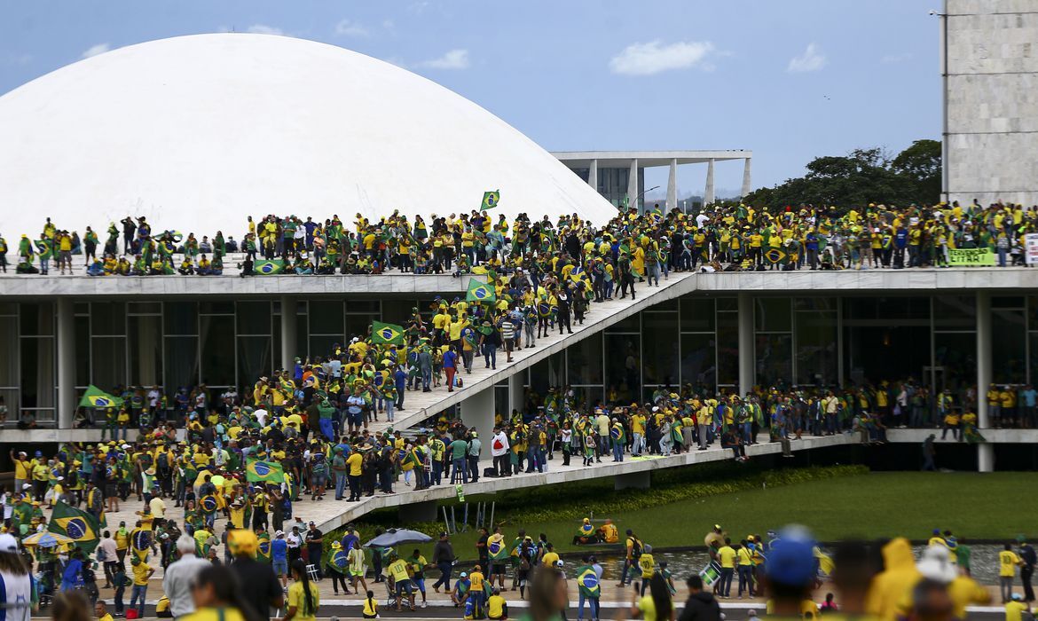 8 de janeiro: PGR pede que STF arquive ação contra Cabo Gilberto, Eliza, Nilvan e Walber, mas mantém investigação sobre Pâmela deputado Atos do 08 de janeiro, em Brasília. (foto: Marcelo Camargo/Agência Brasil)