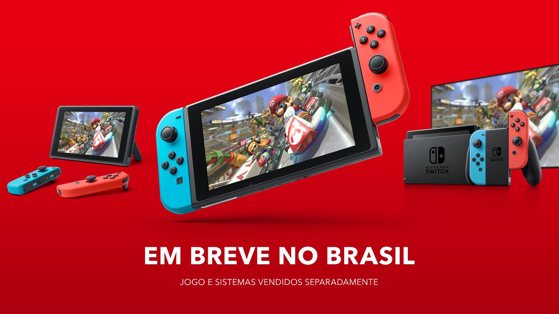 Nintendo anuncia lançamento oficial do Switch no Brasil