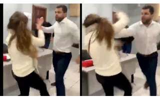 VÍDEO: procuradora é agredida com socos e xingada por colega de trabalho VÍDEO: procuradora é agredida com socos e xingada por colega de trabalho