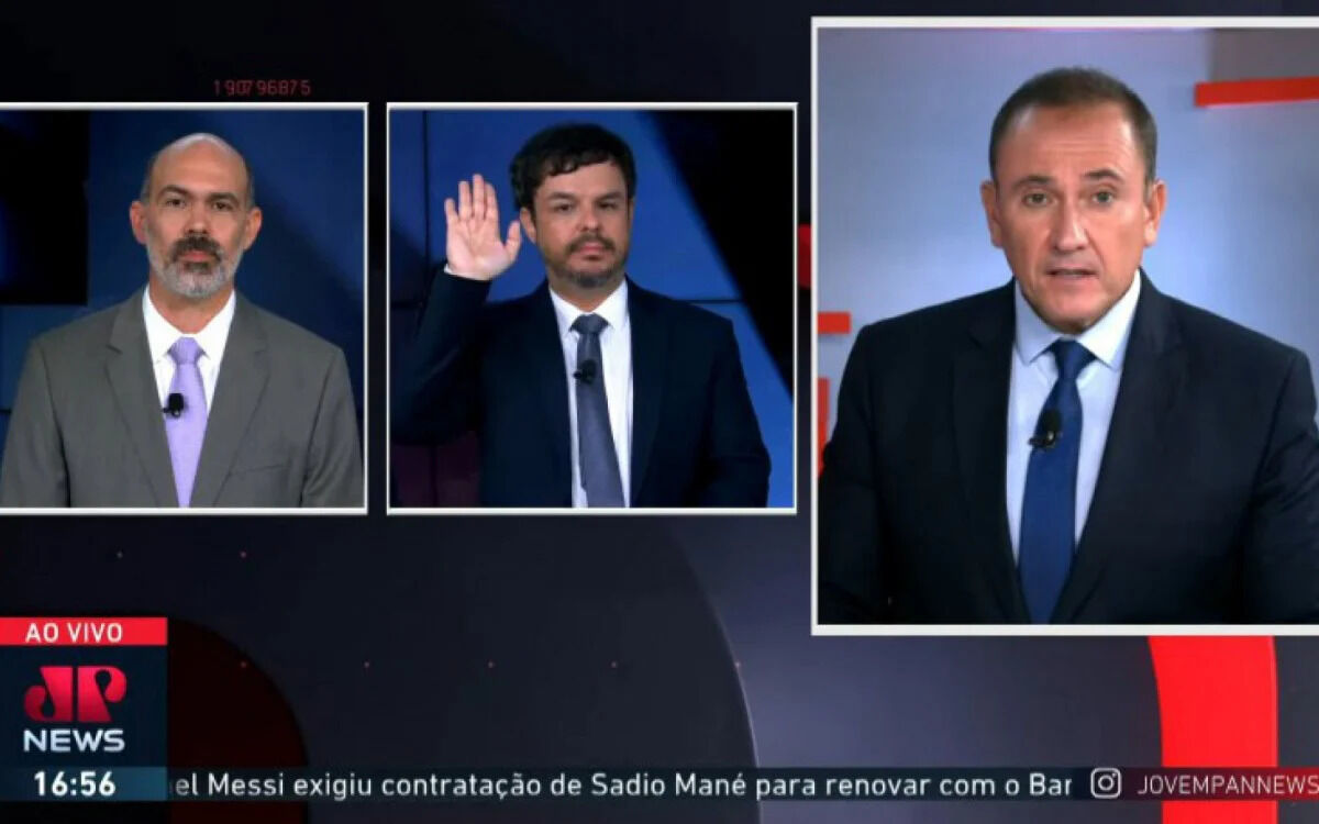 Jovem Pan demite Adrilles Jorge após saudação associada ao nazismo ao vivo Jovem Pan demite Adrilles Jorge após saudação associada ao nazismo ao vivo