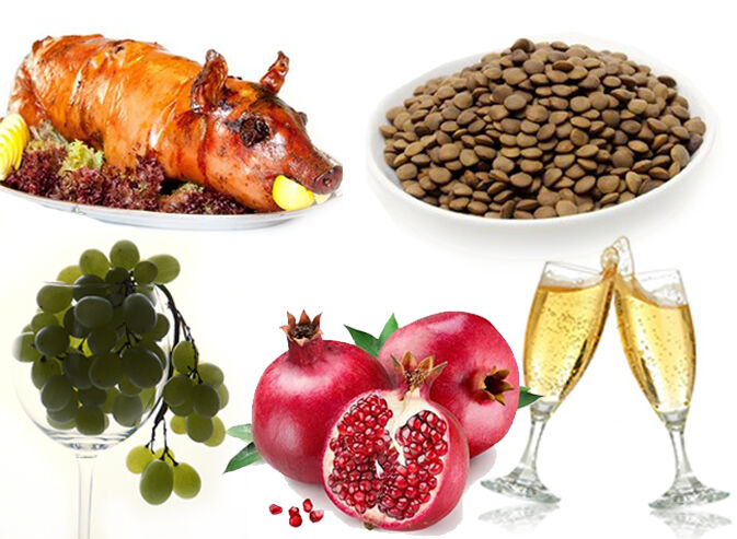 2015: Confira comidas e bebidas que dão sorte no Ano Novo 2015: Confira comidas e bebidas que dão sorte no Ano Novo