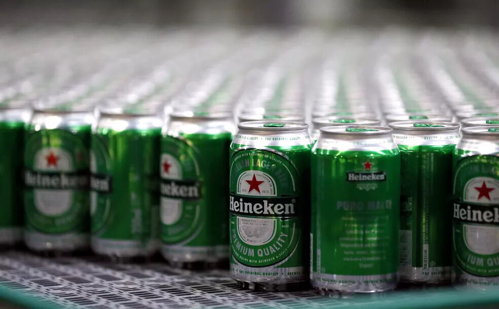 Heineken deixará de produzir e vender cerveja na Rússia