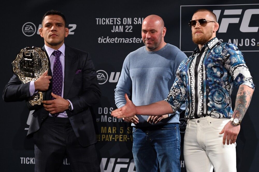 Rafael dos Anjos provoca "El Chapo" Conor McGregor: "Chega de 'se'. Vamos fazer acontecer" Rafael dos Anjos provoca "El Chapo" Conor McGregor: "Chega de 'se'. Vamos fazer acontecer"