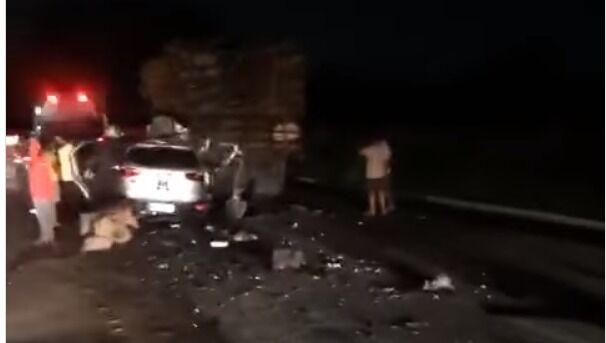 Criança paraibana morre e outras duas ficam feridas em acidente na BR-101, em Pernambuco Criança paraibana morre e outras duas ficam feridas em acidente na BR-101, em Pernambuco