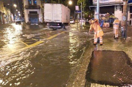 Forte chuva causa alagamento no Rio do Janeiro Forte chuva causa alagamento no Rio do Janeiro