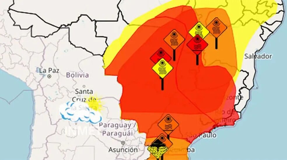 Onda de calor: 12 capitais devem ter temperaturas acima de 35ºC neste domingo Onda de calor: 12 capitais devem ter temperaturas acima de 35ºC neste domingo