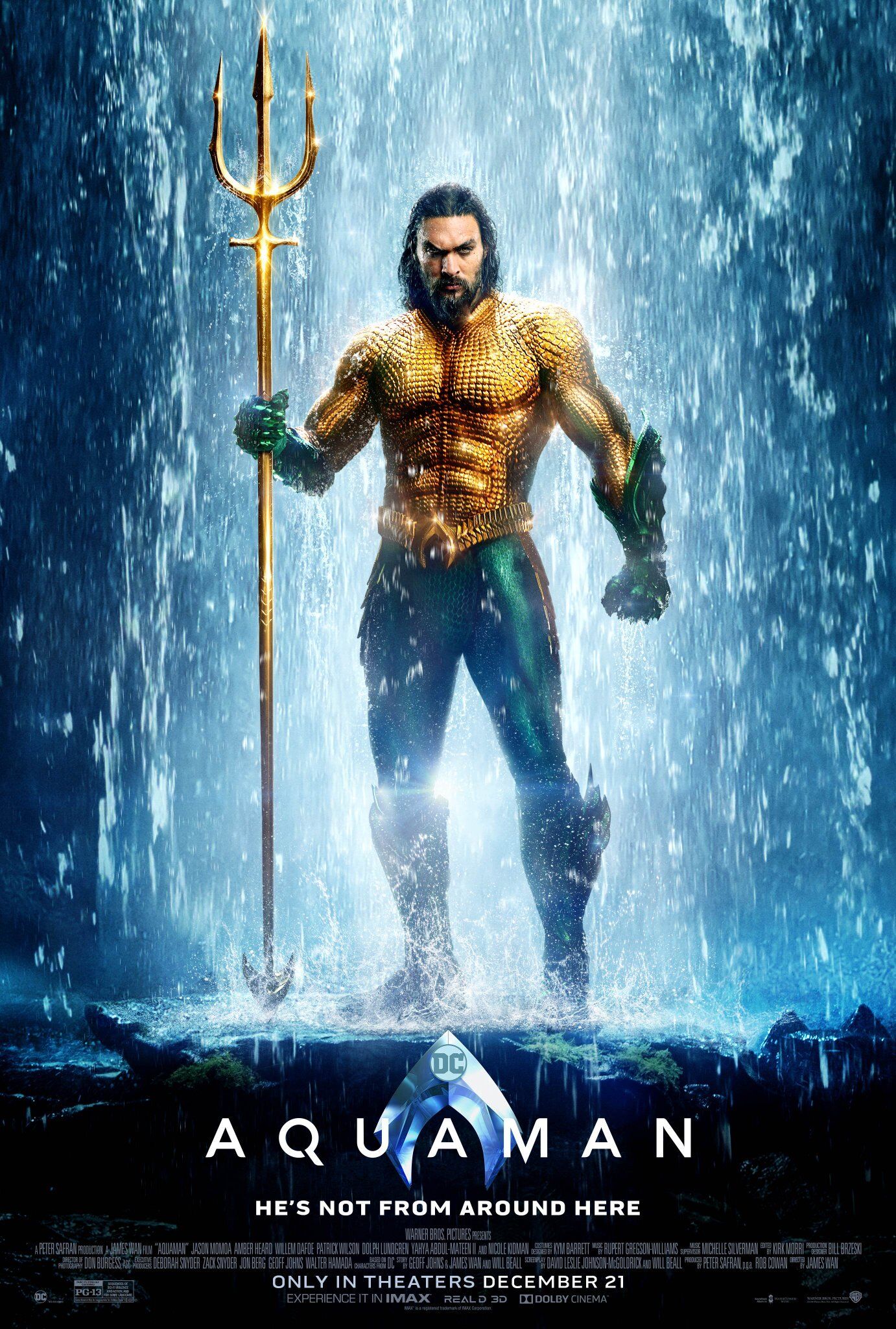 Aquaman ultrapassa 1 bilhão de dólares nas bilheterias