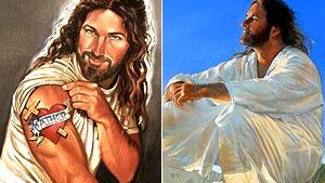 Artista cria Jesus musculoso e tatuado para aproximar os jovens da religião Artista cria Jesus musculoso e tatuado para aproximar os jovens da religião