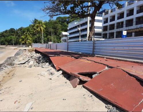 Projeto de contenção da calçadinha do Cabo Branco terá aterro na faixa de areia e já foi usado em Búzios e Rio Grande do Norte Projeto de contenção da calçadinha do Cabo Branco terá aterro na faixa de areia e já foi usado em Búzios e Rio Grande do Norte