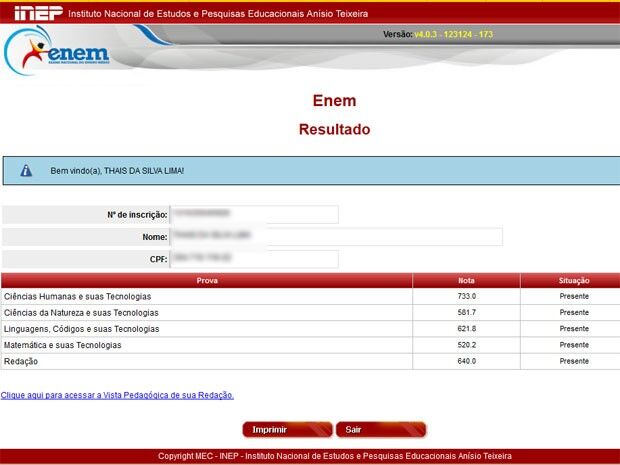 Candidato já pode ver a correção da sua redação do Enem 2013