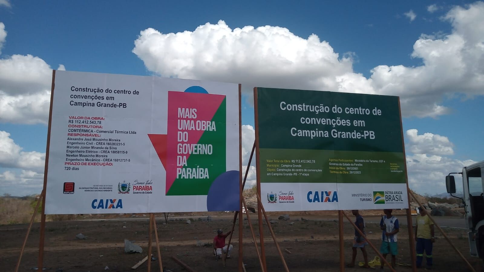 João Azevêdo visita obra do Centro de Convenções em Campina Grande e inaugura ginásios, ambulatório e batalhão dos bombeiros nesta sexta-feira