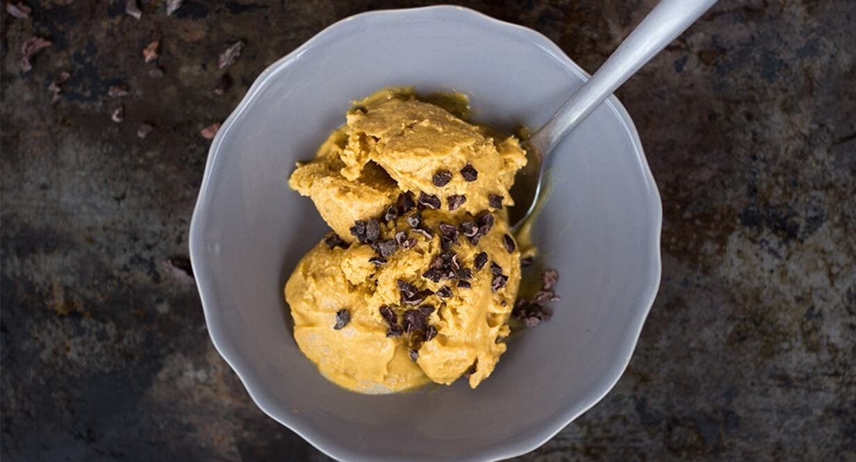 Sorvete de batata-doce para uma sobremesa bem leve Sorvete de batata-doce para uma sobremesa bem leve