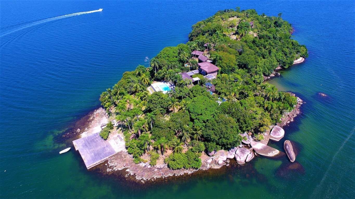 Conhecida como 'paraíso dos famosos', ilha privativa em Angra dos Reis está à venda por R$ 74 milhões Conhecida como 'paraíso dos famosos', ilha privativa em Angra dos Reis está à venda por R$ 74 milhões