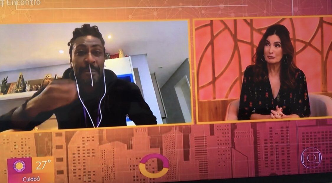 Dodô, do Pixote, deixa escapar catarro ao vivo no Encontro, e Fátima faz cara de nojo Dodô, do Pixote, deixa escapar catarro ao vivo no Encontro, e Fátima faz cara de nojo