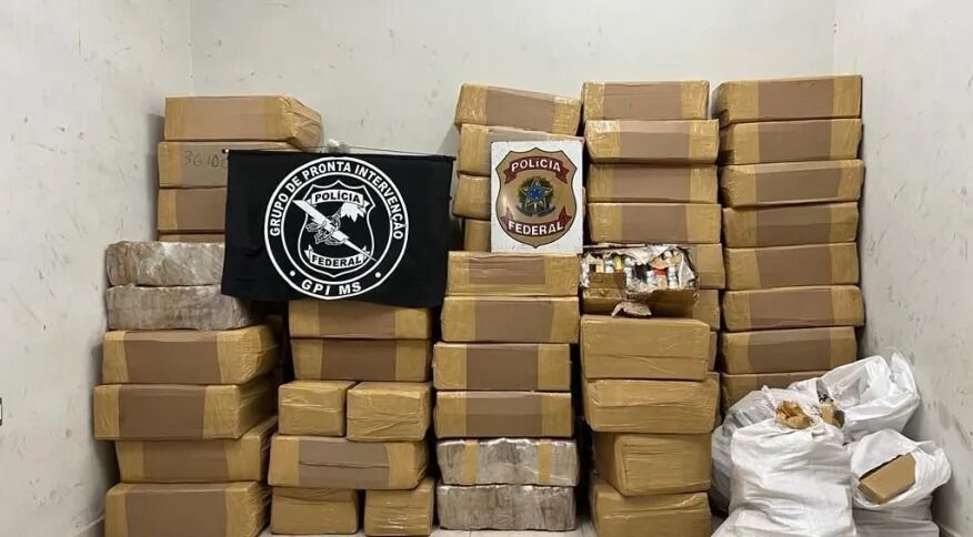 PF investiga destino de duas toneladas de maconha apreendidas em depósito PF investiga destino de duas toneladas de maconha apreendidas em depósito