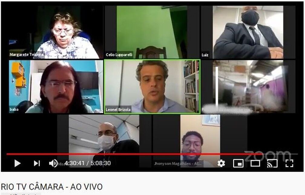 Cena de sexo surpreende vereadores do Rio de Janeiro durante reunião virtual Cena de sexo surpreende vereadores do Rio de Janeiro durante reunião virtual