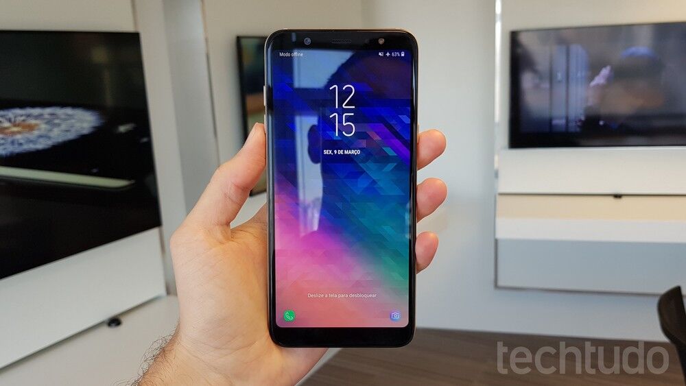 Galaxy A6 Plus é o mais barato e tem câmera poderosa Galaxy A6 Plus é o mais barato e tem câmera poderosa