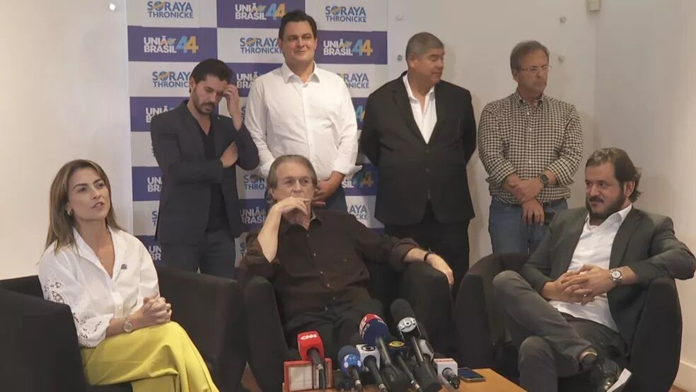 União Brasil anuncia Soraya Thronicke como pré-candidata à Presidência após desistência de Bivar; convenção será na sexta União Brasil anuncia Soraya Thronicke como pré-candidata à Presidência após desistência de Bivar; convenção será na sexta